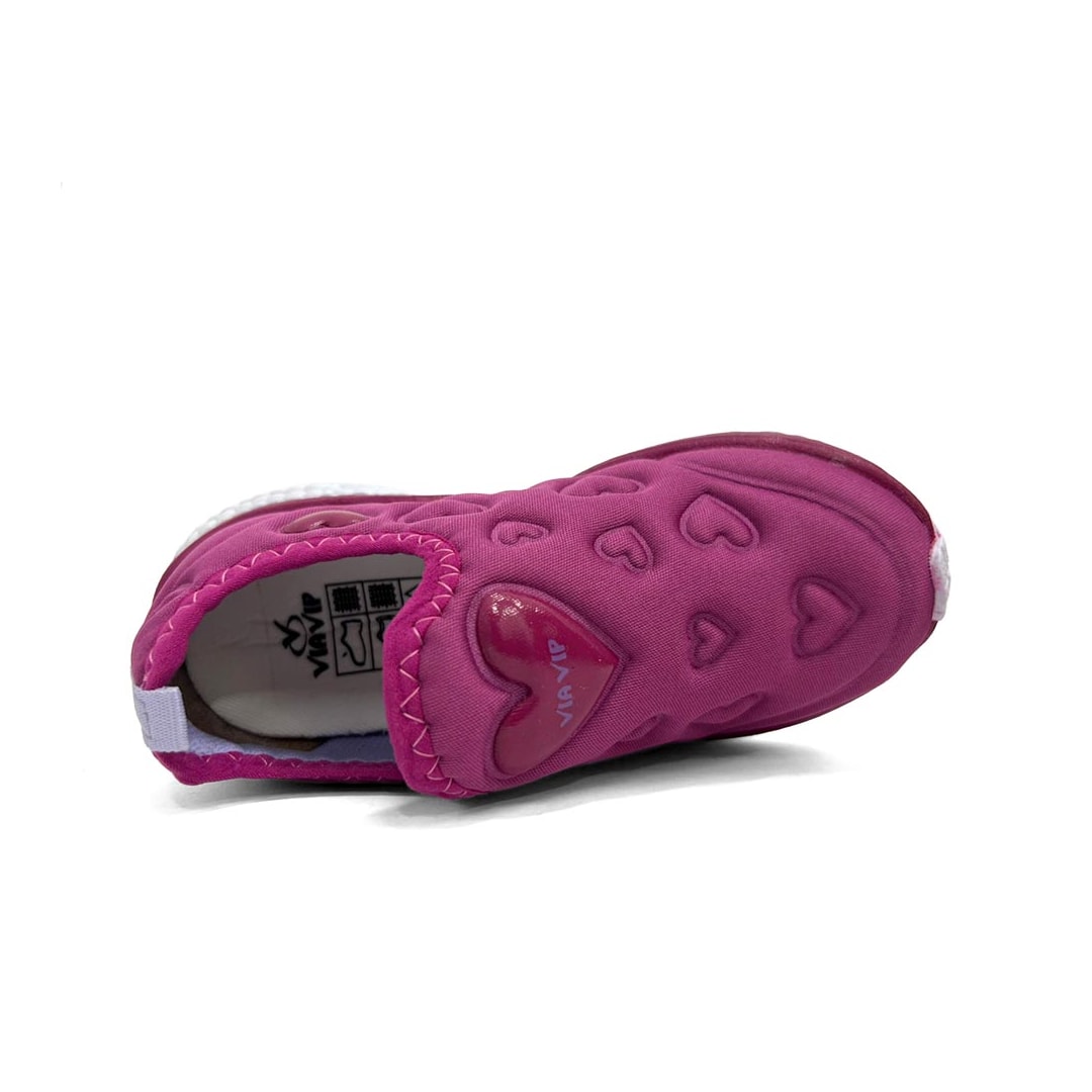 Tênis Via Vip Juvenil Menina Jogging Tecido Vv9532.138 Violeta