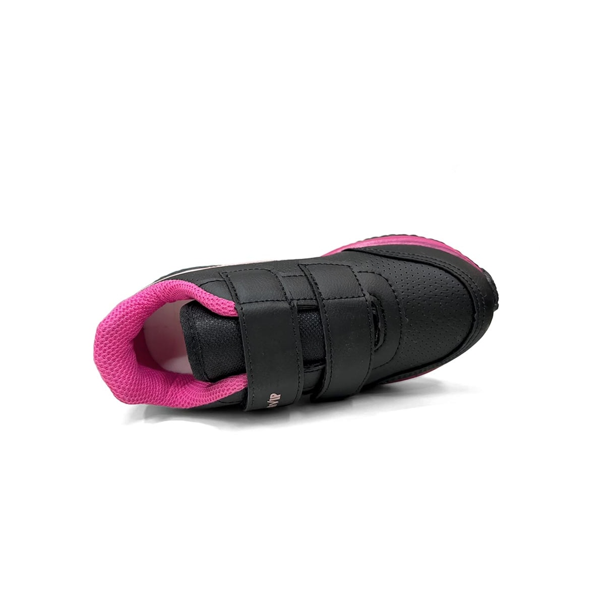 Tênis Via Vip Menina Jogging Sintético Vv9529 Preto