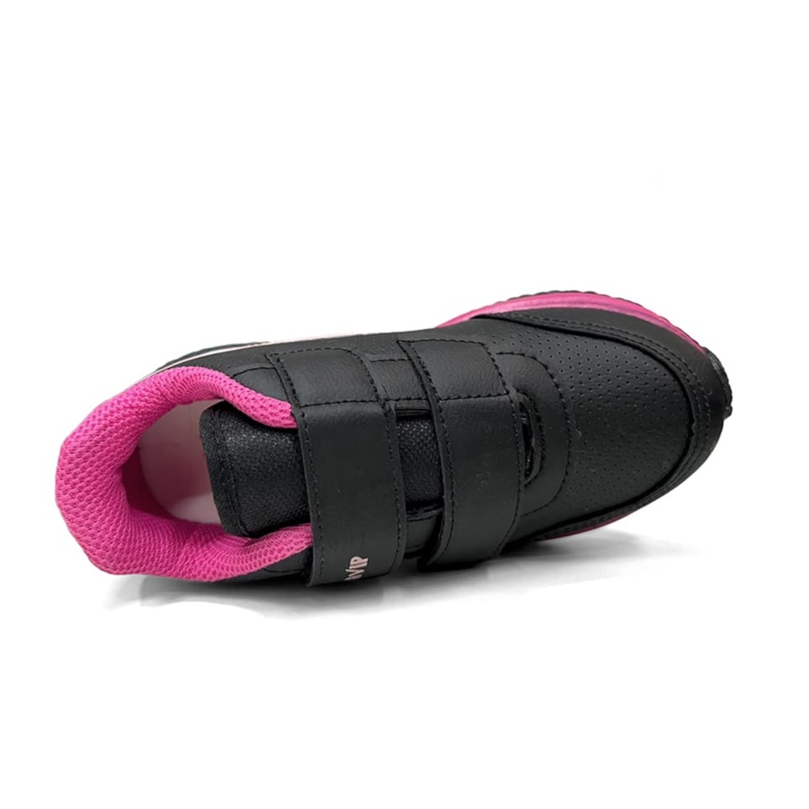 Tênis Via Vip Menina Jogging Sintético Vv9529 Preto Tênis Via Vip Menina Jogging Sintético Vv9529 Preto