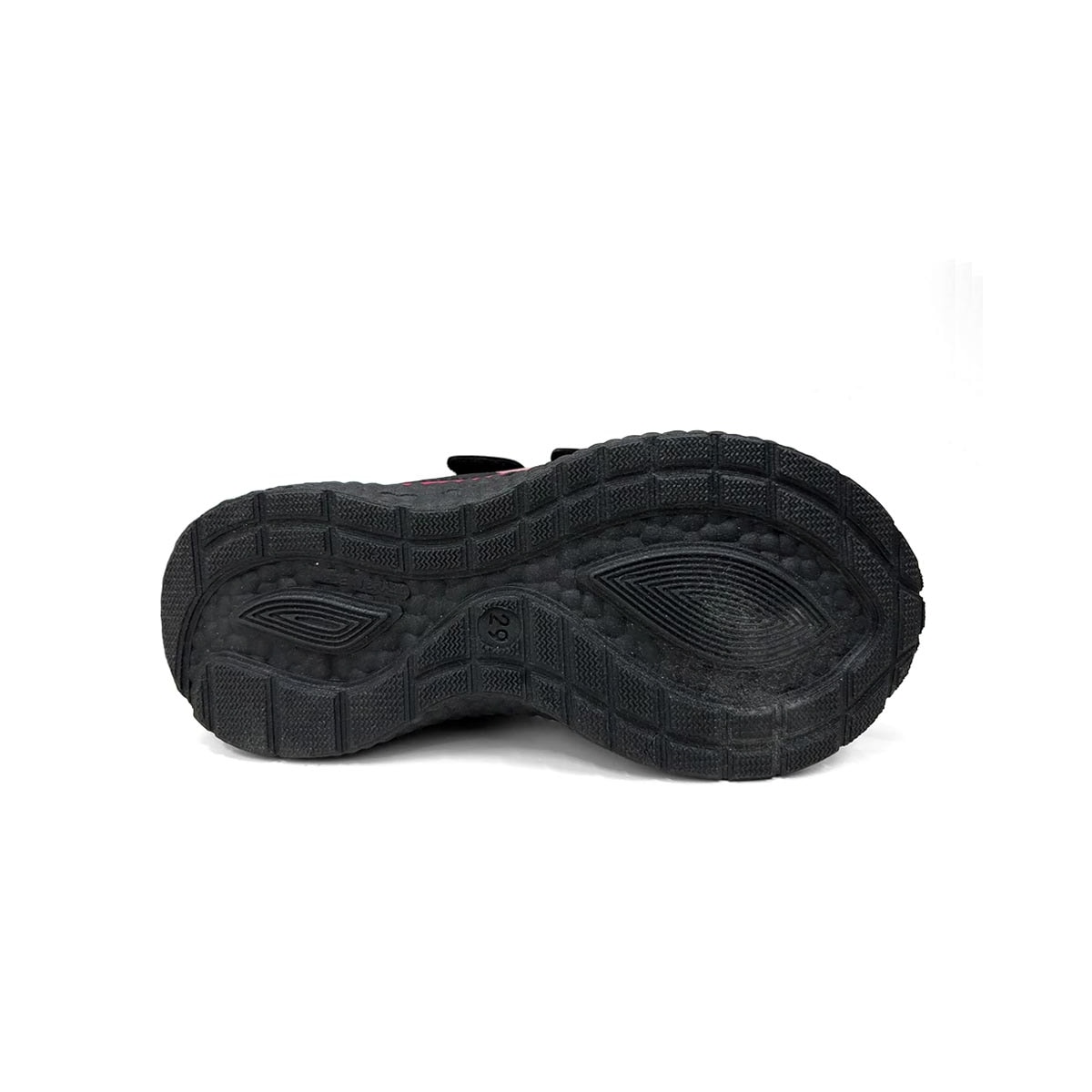 Tênis Via Vip Menina Jogging Sintético Vv9529 Preto