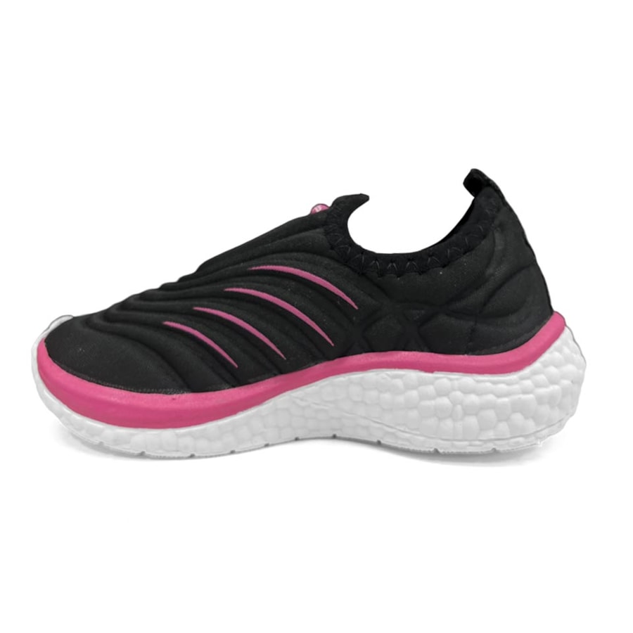 Tênis Via Vip Menina Jogging Sintético Vv9533 Preto Tênis Via Vip Menina Jogging Sintético Vv9533 Preto