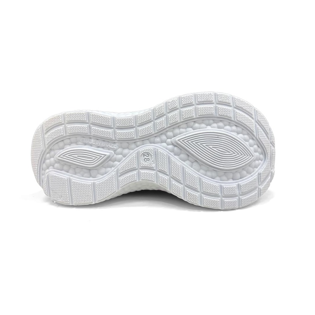 Tênis Via Vip Menina Jogging Sintético Vv9533 Preto