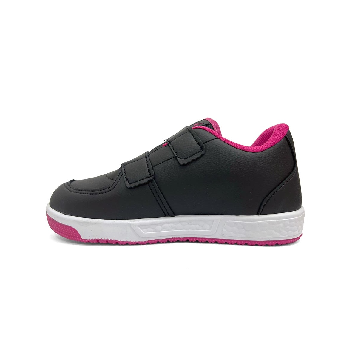 Tênis Via Vip Menina Street Sintético Vv3829.PP Preto/Pink Tênis Via Vip Menina Street Sintético Vv3829.PP Preto/Pink