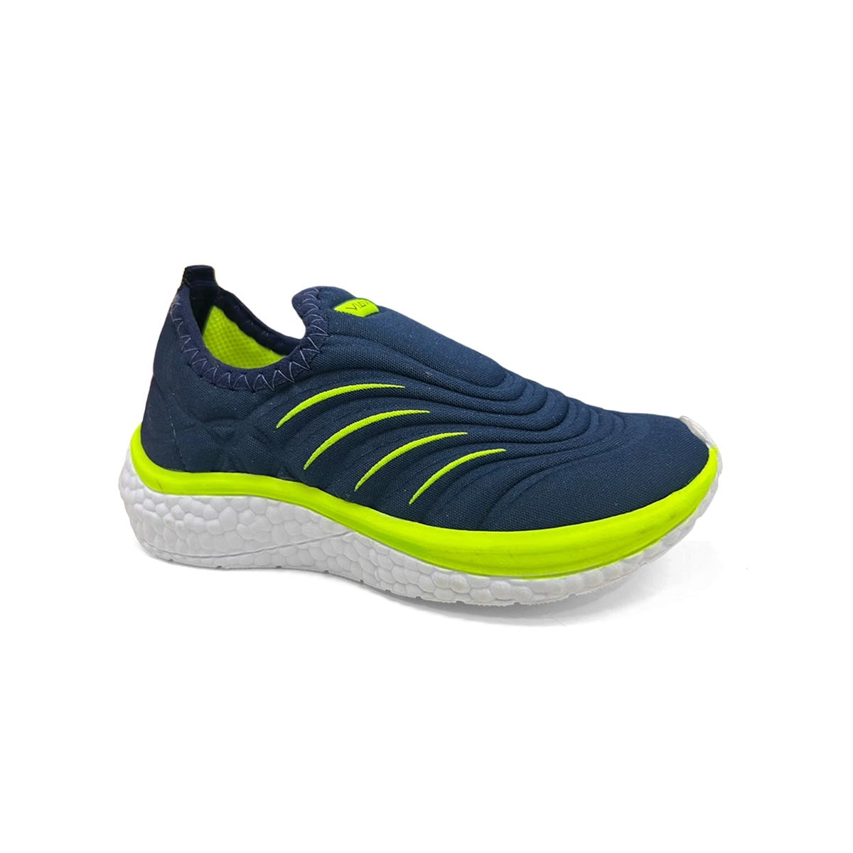 Tênis Via Vip Menino Jogging Calce Fácil Vv9533.Pg Marinho