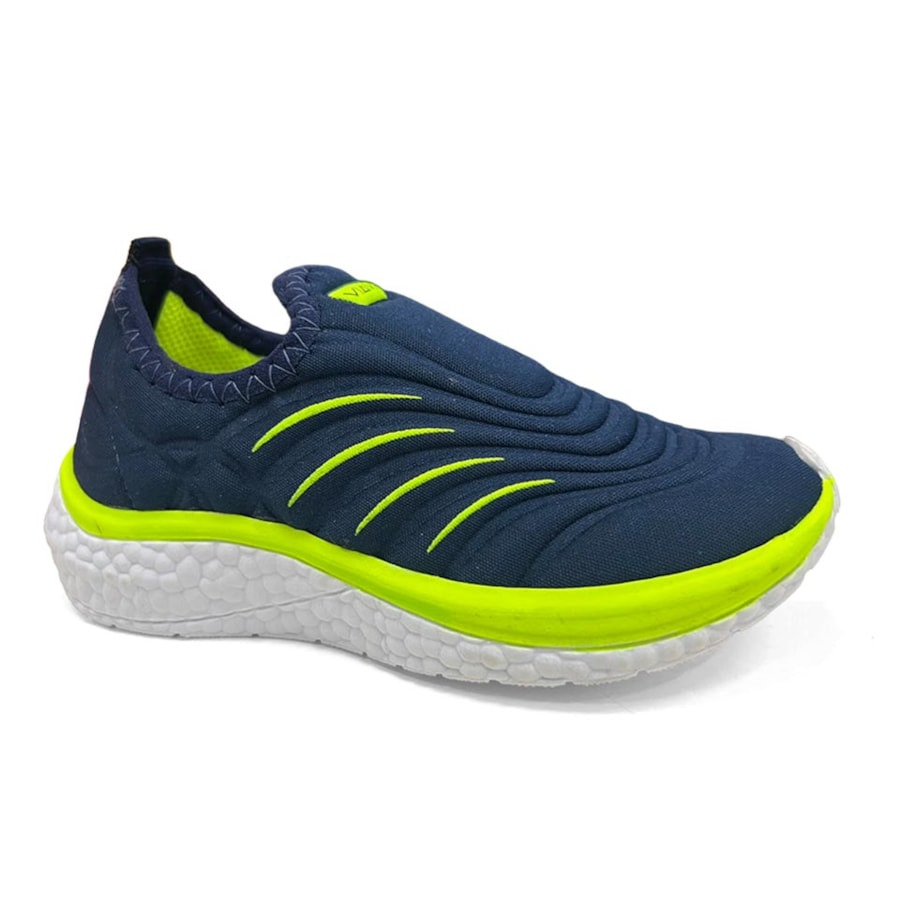 Tênis Via Vip Menino Jogging Calce Fácil Vv9533.Pg Marinho Tênis Via Vip Menino Jogging Calce Fácil Vv9533.Pg Marinho