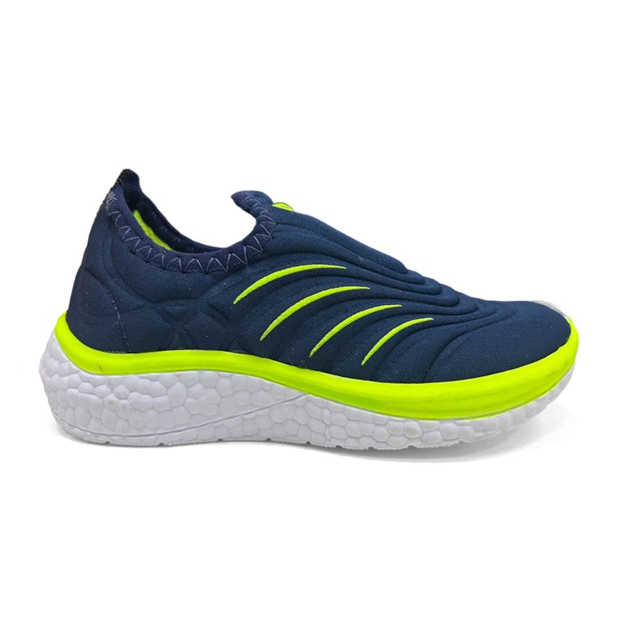 Tênis Via Vip Menino Jogging Calce Fácil Vv9533.Pg Marinho
