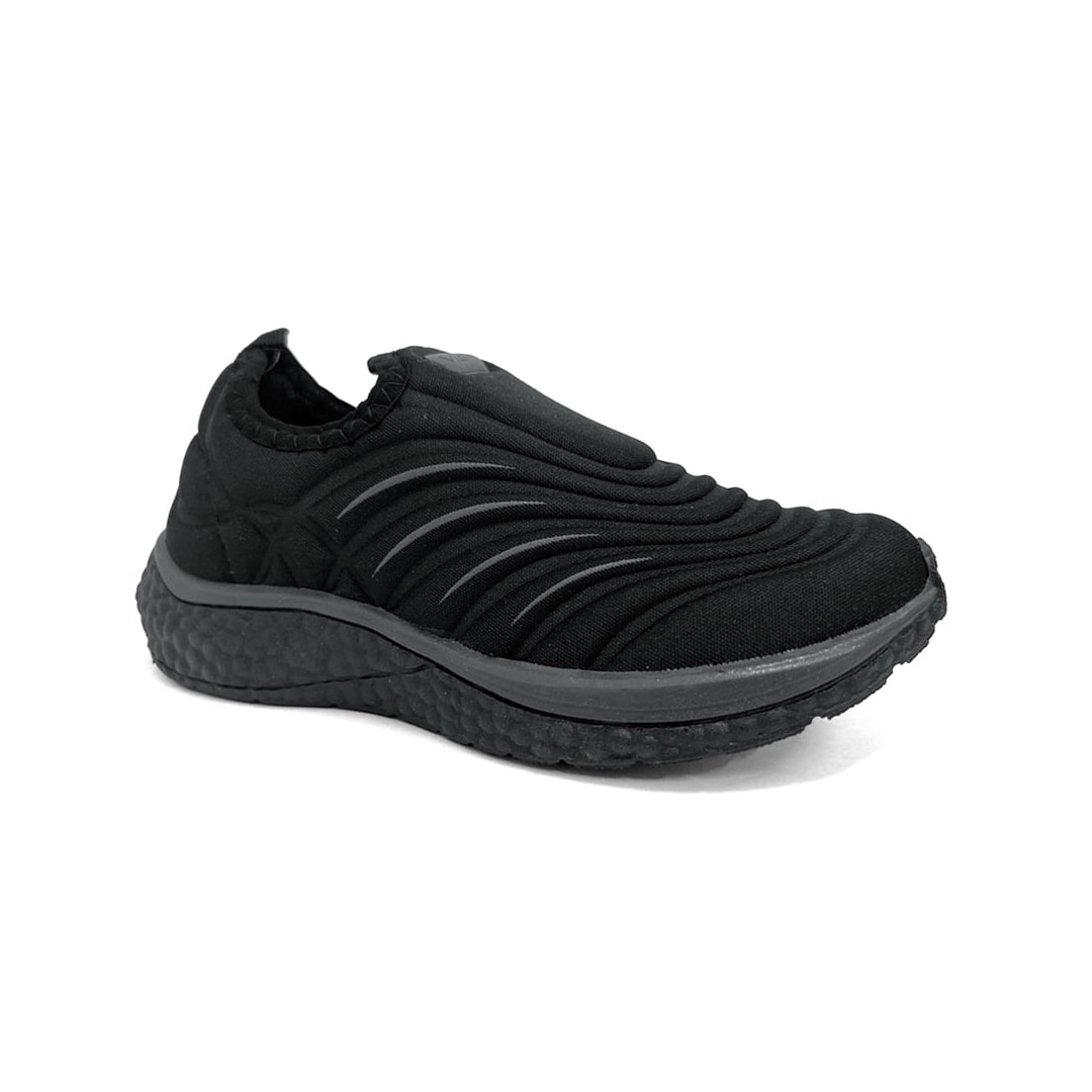 Tênis Via Vip Menino Jogging Tecido Vv2518.Pg Preto