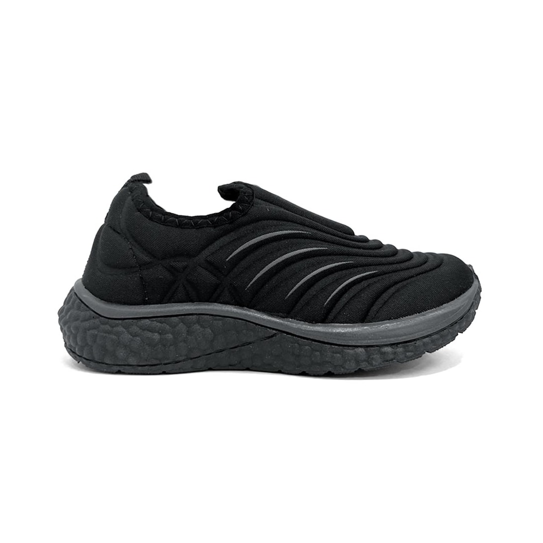Tênis Via Vip Menino Jogging Tecido Vv2518.Pg Preto Tênis Via Vip Menino Jogging Tecido Vv2518.Pg Preto