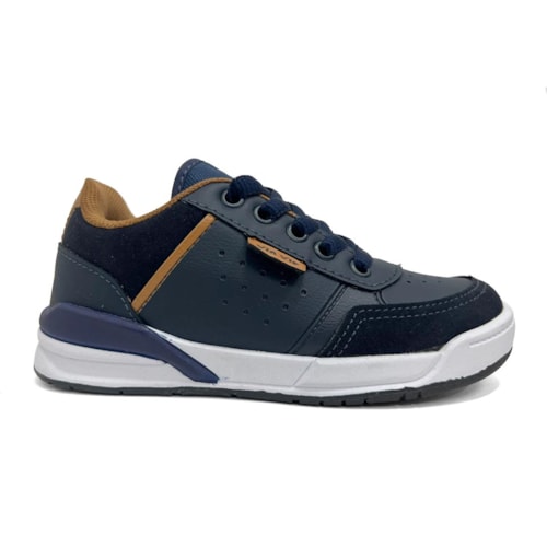 Detalhe - Tênis Via Vip Menino Street Sintético Vv4009.Mc Marinho