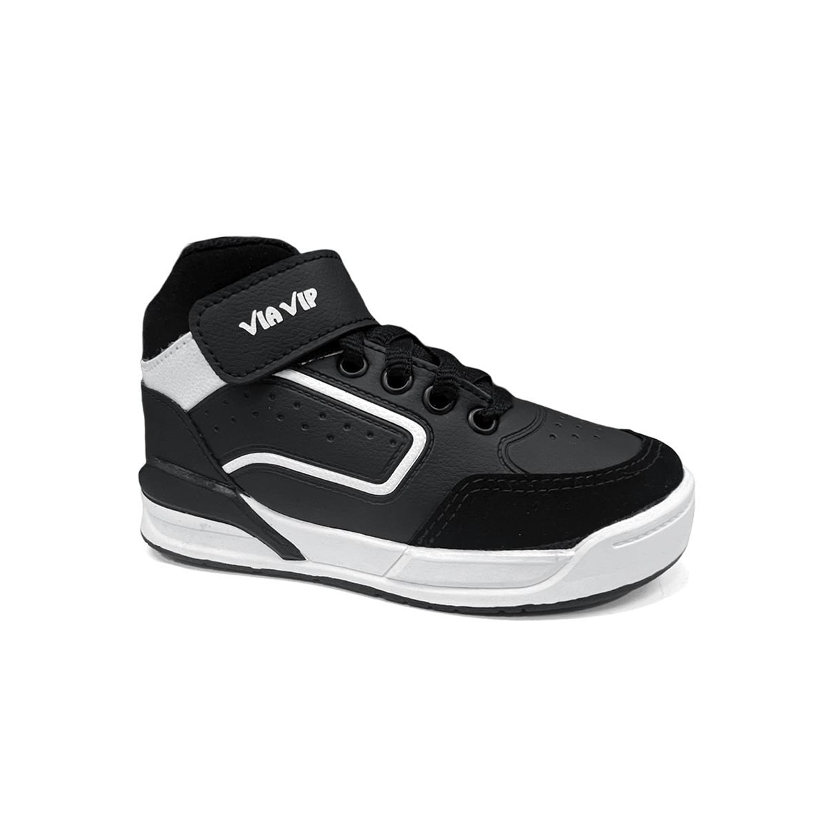 Tênis Via Vip Menino Street Sintético Vv4022 Preto Tênis Via Vip Menino Street Sintético Vv4022 Preto