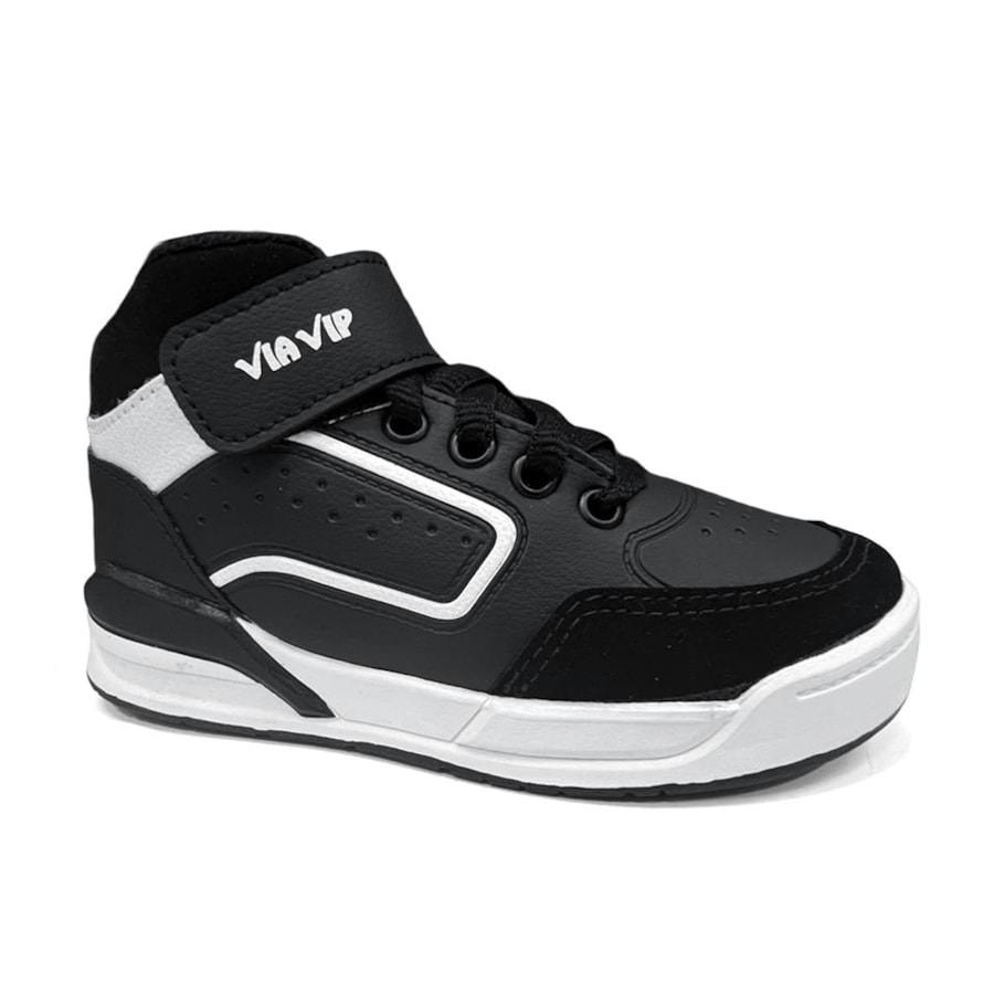 Tênis Via Vip Menino Street Sintético Vv4022 Preto Tênis Via Vip Menino Street Sintético Vv4022 Preto