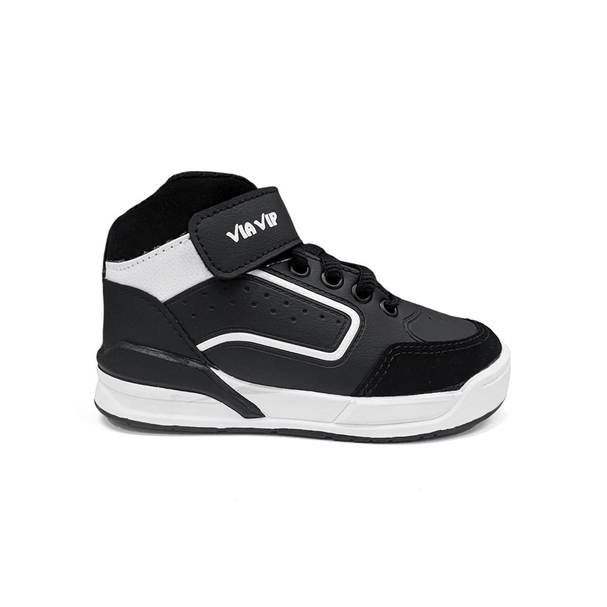 Tênis Via Vip Menino Street Sintético Vv4022 Preto