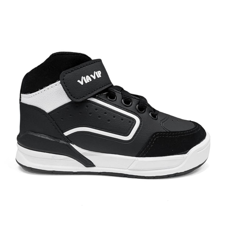 Tênis Via Vip Menino Street Sintético Vv4022 Preto Tênis Via Vip Menino Street Sintético Vv4022 Preto