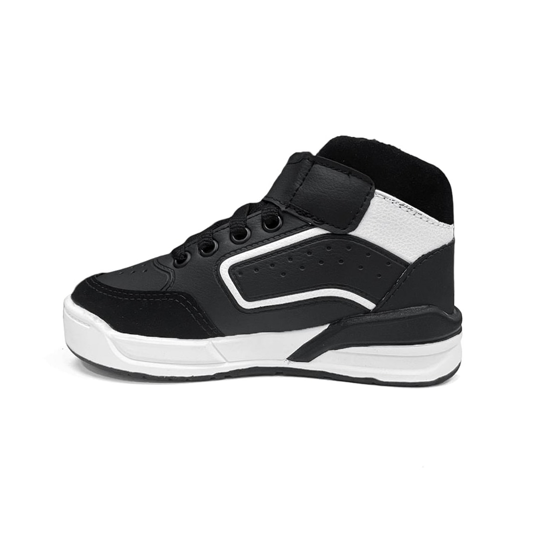 Tênis Via Vip Menino Street Sintético Vv4022 Preto
