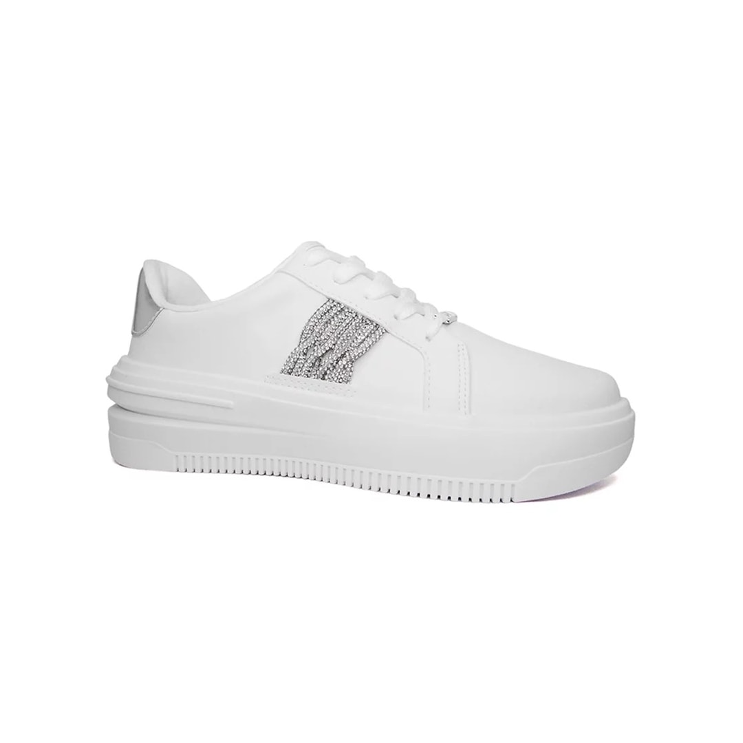 Tênis Vizzano Casual 1415.105 Branco/Prata/Branco Tênis Vizzano Casual 1415.105 Branco/Prata/Branco