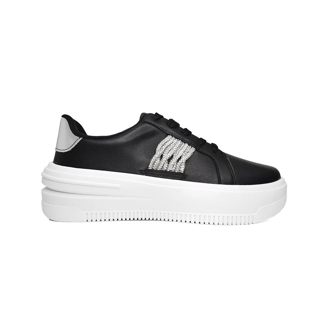 Tênis Vizzano Casual 1415.105 Preto/Prata/Branco Tênis Vizzano Casual 1415.105 Preto/Prata/Branco