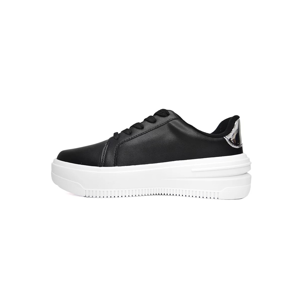 Tênis Vizzano Casual 1415.105 Preto/Prata/Branco Tênis Vizzano Casual 1415.105 Preto/Prata/Branco