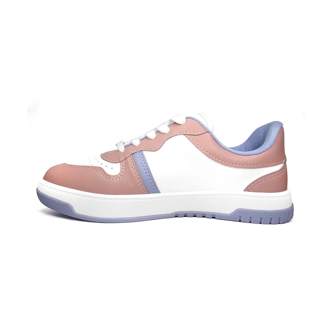 Tênis Vizzano Casual 1419.202 Branco/Rosa/Jeans Tênis Vizzano Casual 1419.202 Branco/Rosa/Jeans