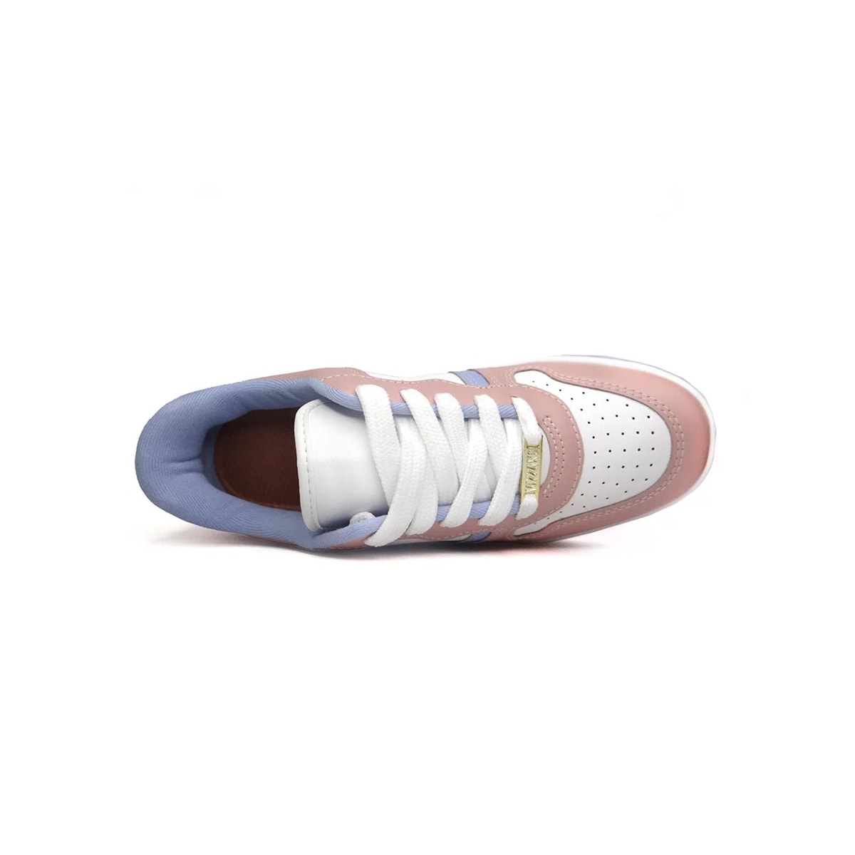 Tênis Vizzano Casual 1419.202 Branco/Rosa/Jeans Tênis Vizzano Casual 1419.202 Branco/Rosa/Jeans