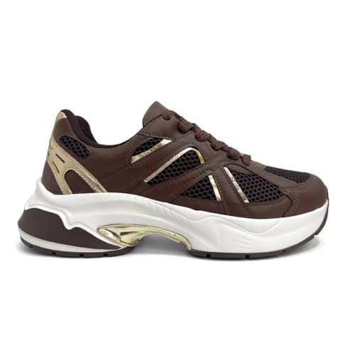 Detalhe - Tênis Vizzano Casual 1487.203 Cacau