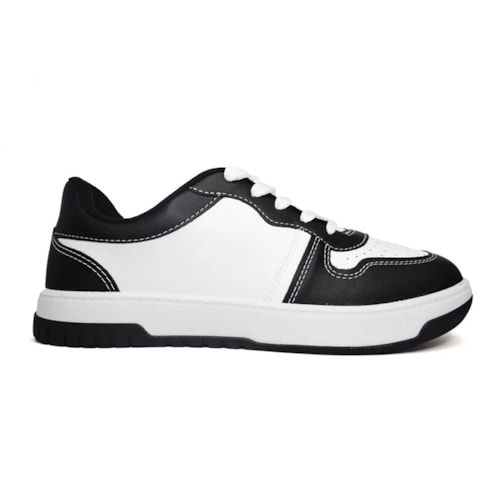 Tenis Vizzano Casual Feminino 1419.202 Branco/Preto