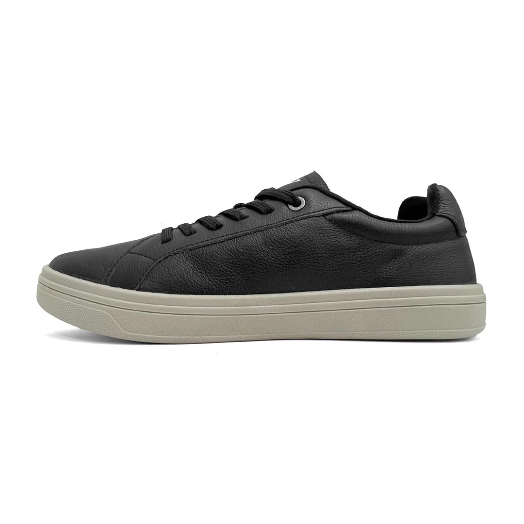 Tênis West Coast Casual Em Couro 313013 Preto