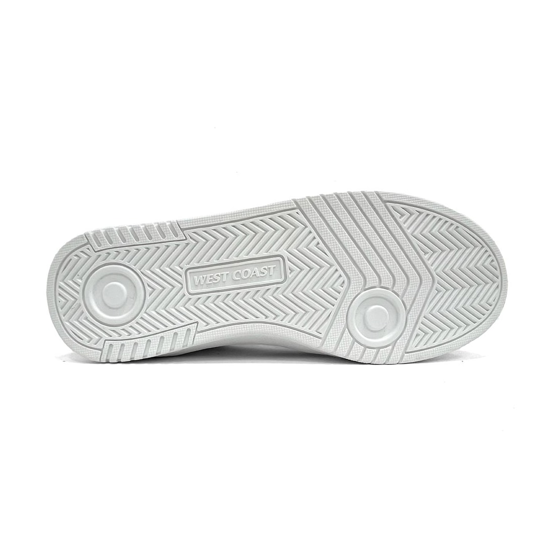 Tênis West Coast Casual Em Couro 316001 Branco