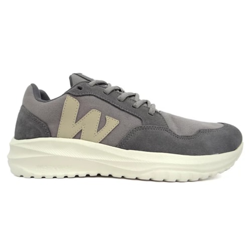 Detalhe - Tênis West Coast Casual Masculino 312003 Oxide/Beige/Beige
