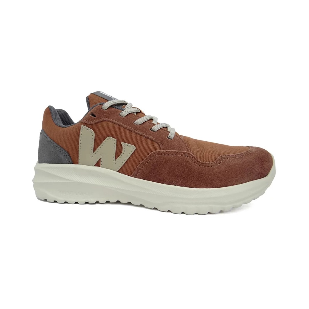 Tênis West Coast Casual Masculino 312003  Sierra/Graphite/Beig