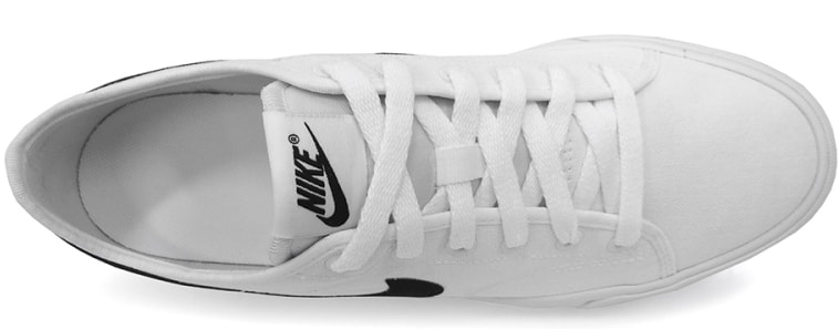 Nike primo court store canvas white