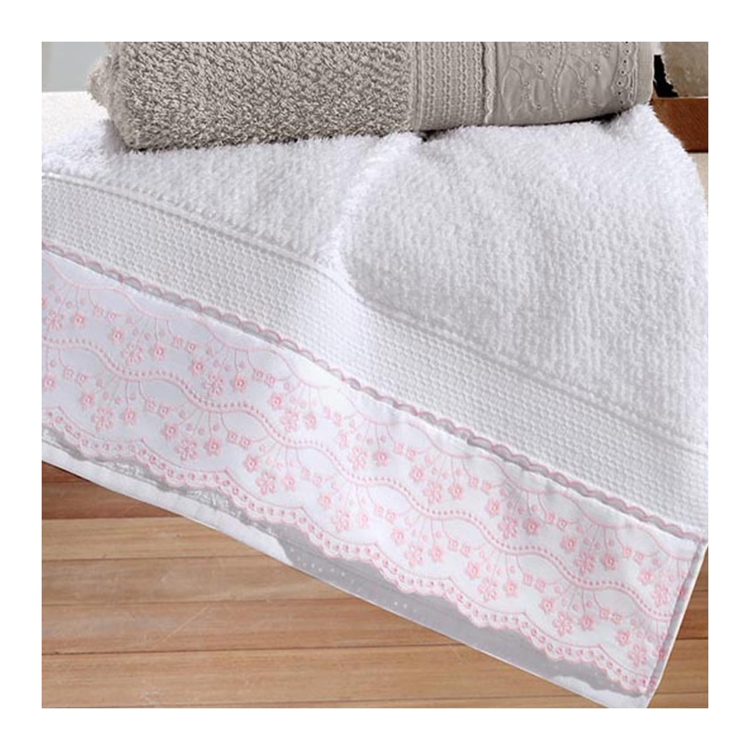 Toalha Bouton De Banho Melody Branco