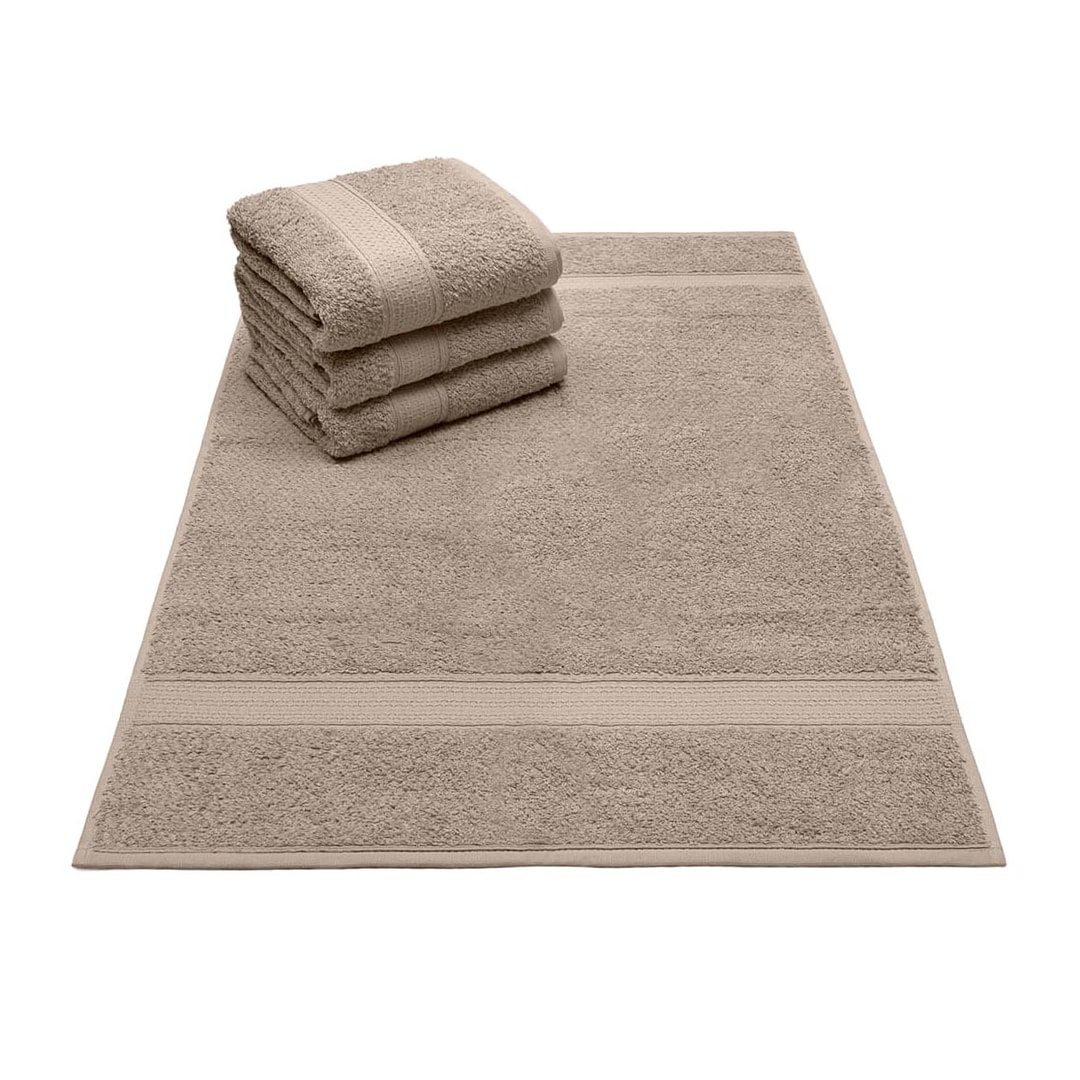 Toalha Bouton De Rosto 74240 Bege Escuro Toalha Bouton De Rosto 74240 Bege Escuro