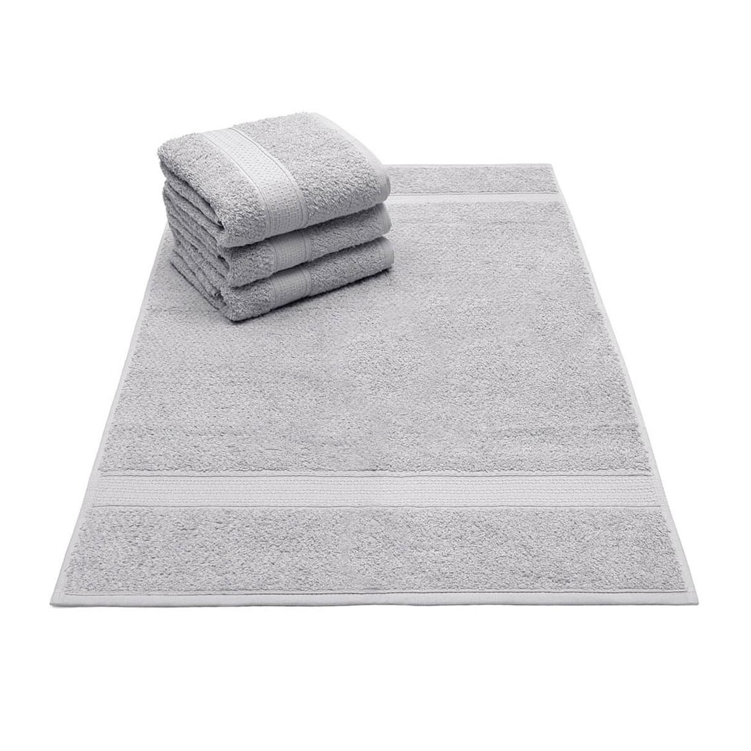 Toalha Bouton De Rosto 74240 Cinza Stone