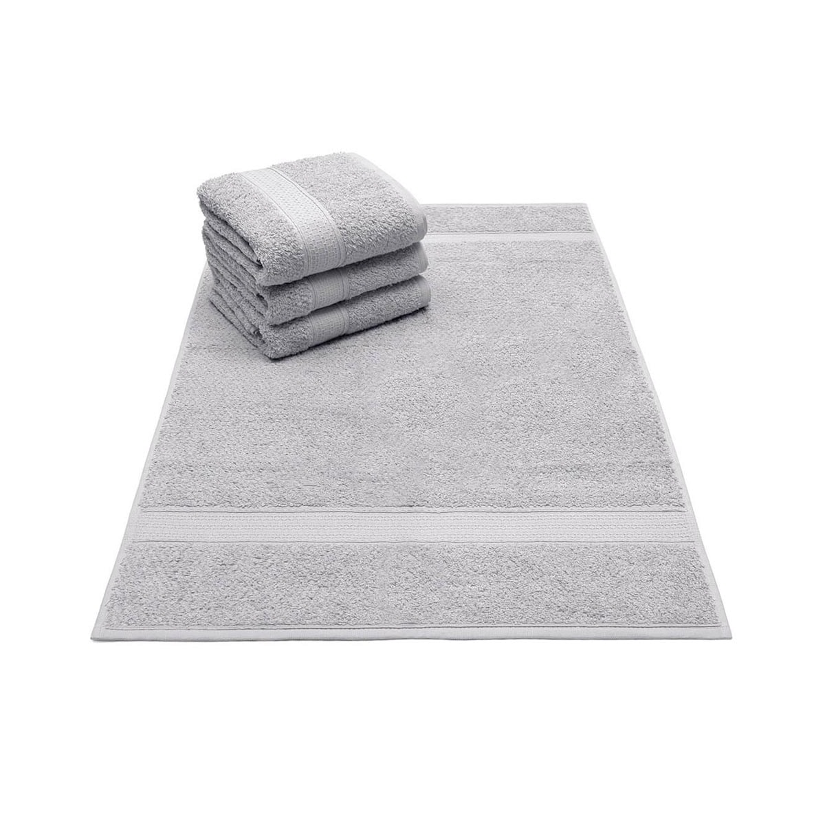 Toalha Bouton De Rosto 74240 Cinza Stone Toalha Bouton De Rosto 74240 Cinza Stone