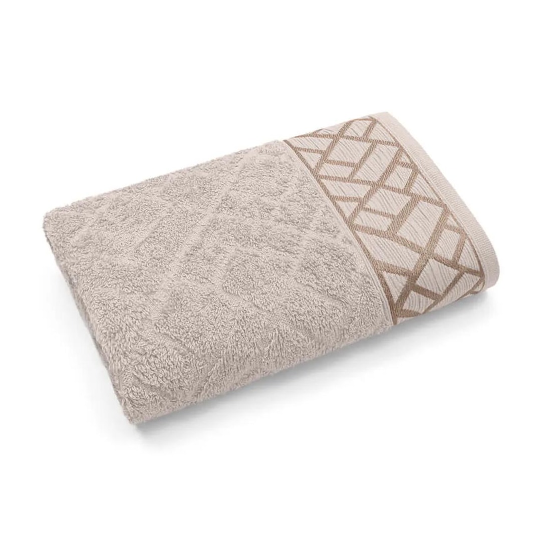 Toalha Bouton De Rosto P15003 Jacquard Minerale Palha