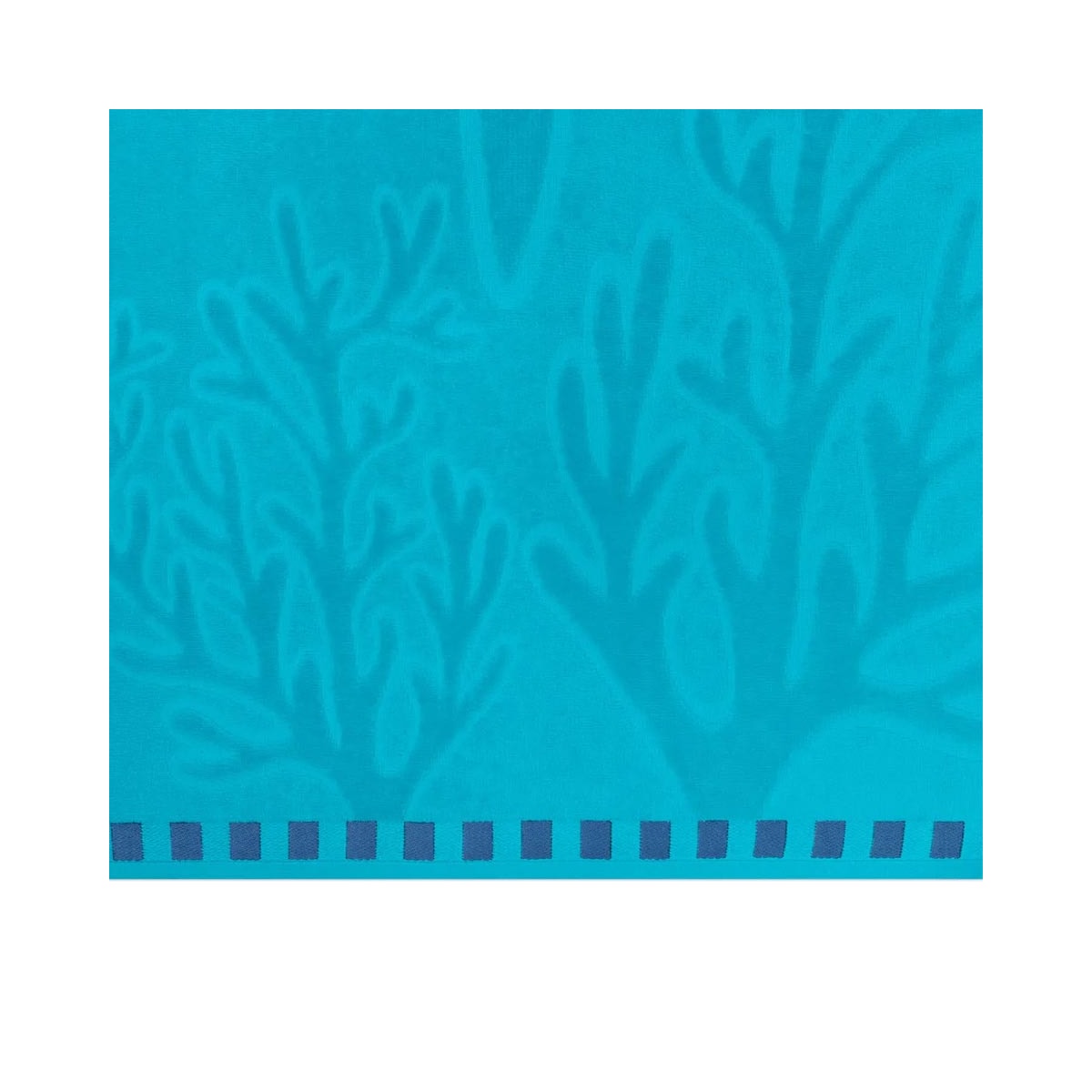 Toalha Bouton Praia Veludo Tartaruga/Azul Topazio Toalha Bouton Praia Veludo Tartaruga/Azul Topazio