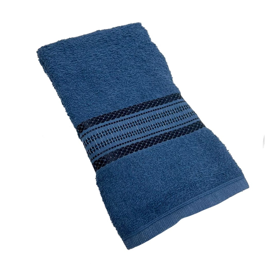 Toalha Bouton Rosto Napoli Azul Marinho Toalha Bouton Rosto Napoli Azul Marinho