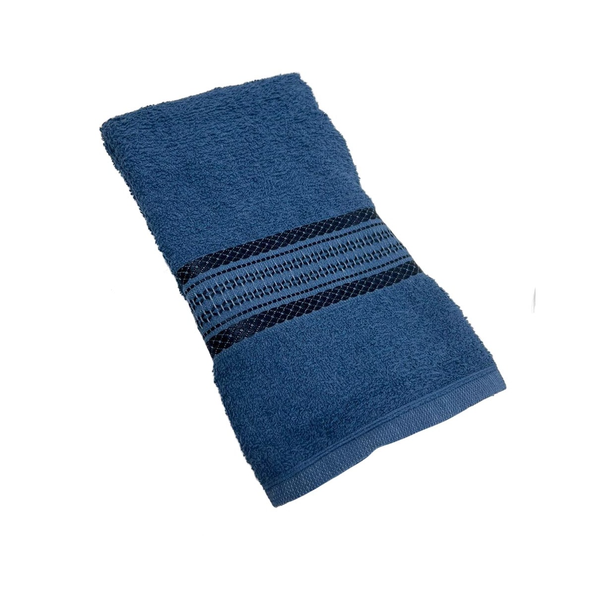 Toalha Bouton Rosto Napoli Azul Marinho Toalha Bouton Rosto Napoli Azul Marinho