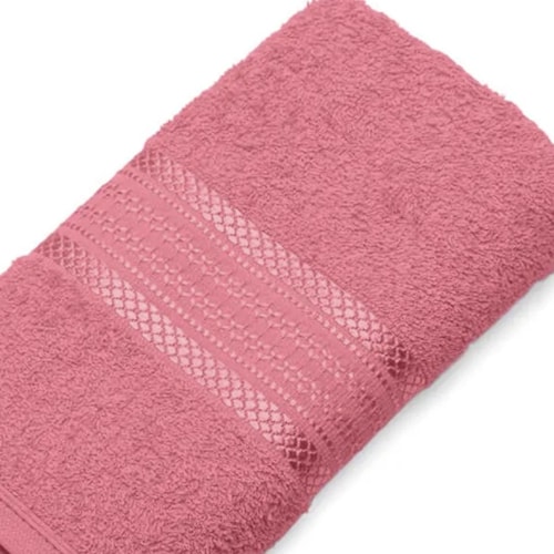 Detalhe - Toalha Bouton Rosto Napoli Blush
