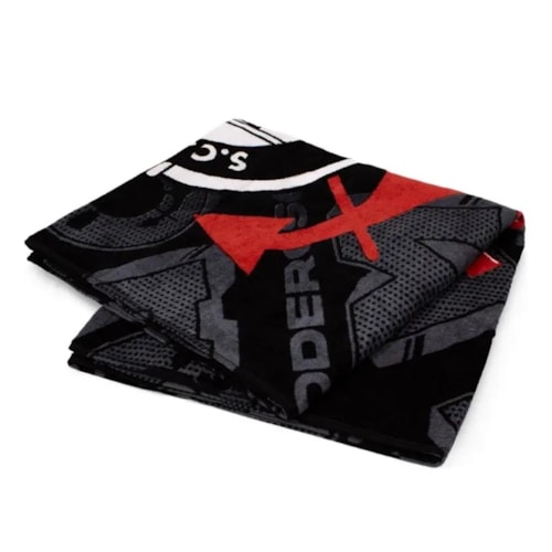 Detalhe - Toalha Bouton Time Veludo Corinthians