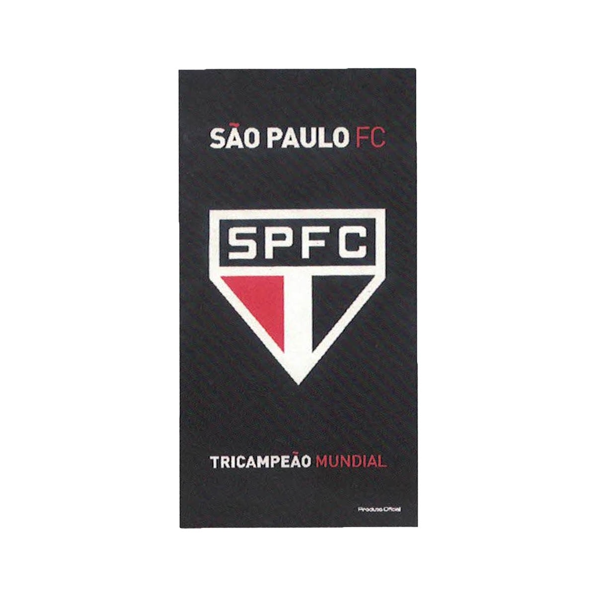 Toalha Bouton Time Veludo Preto São Paulo Toalha Bouton Time Veludo Preto São Paulo