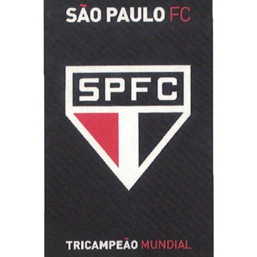 Detalhe - Toalha Bouton Time Veludo Preto São Paulo