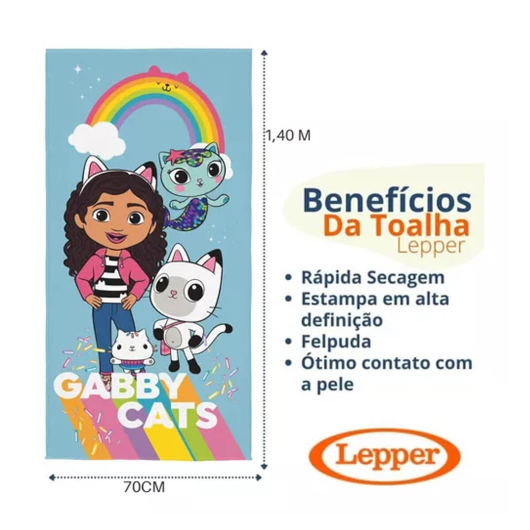 Toalha De Banho Lepper Aveludada 5708 Casa Magica