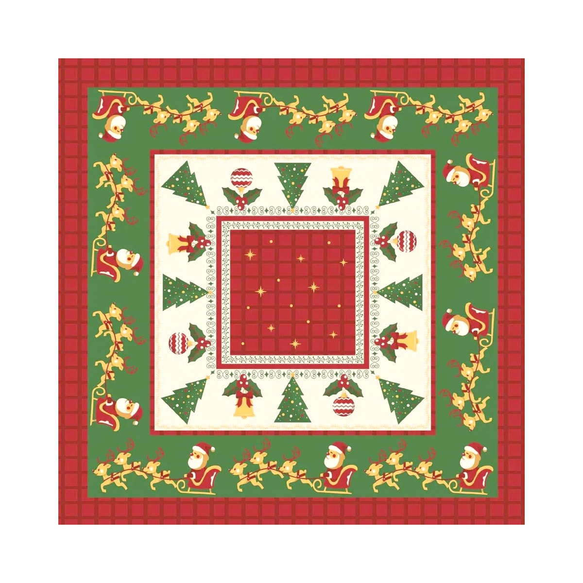 Toalha De Mesa Lepper Pop Natal O14097 036850 Vermelho Toalha De Mesa Lepper Pop Natal O14097 036850 Vermelho