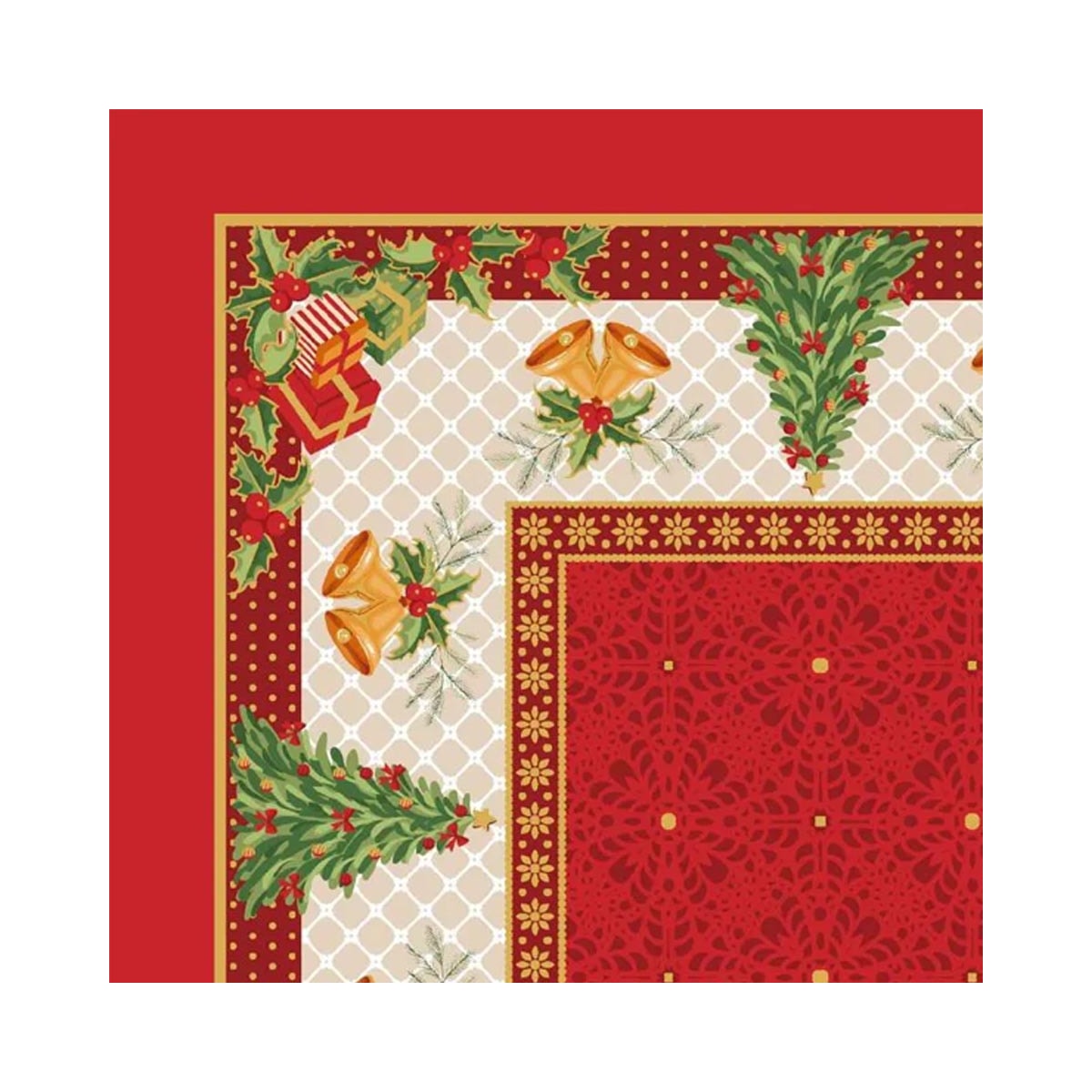 Toalha De Mesa Lepper Pop Natal O14097 036850 Vermelho Toalha De Mesa Lepper Pop Natal O14097 036850 Vermelho