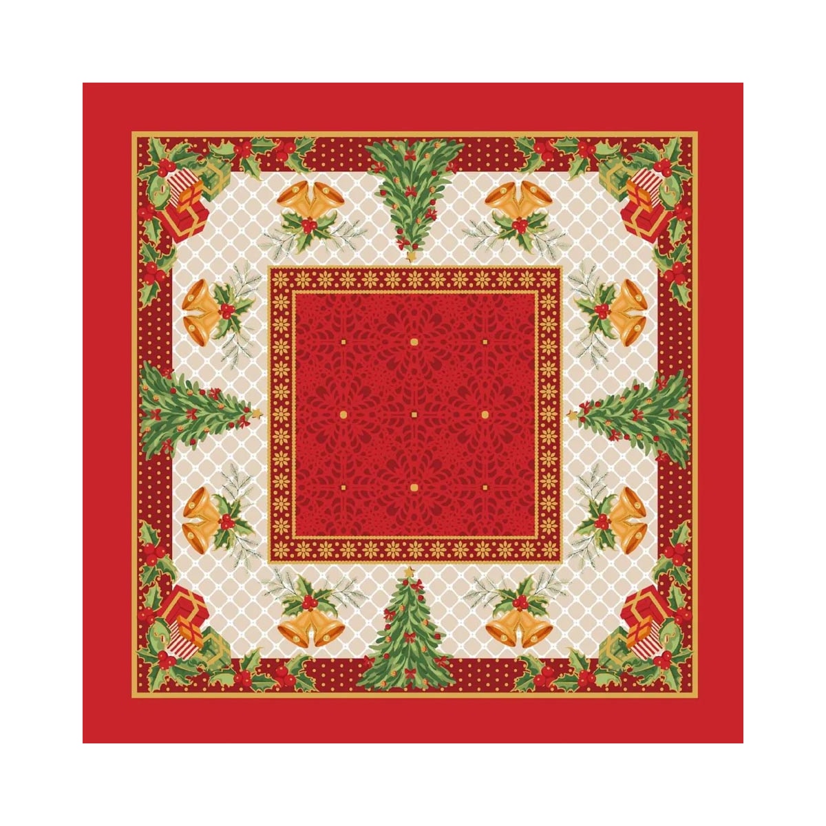 Toalha De Mesa Lepper Pop Natal O14097 036850 Vermelho Toalha De Mesa Lepper Pop Natal O14097 036850 Vermelho