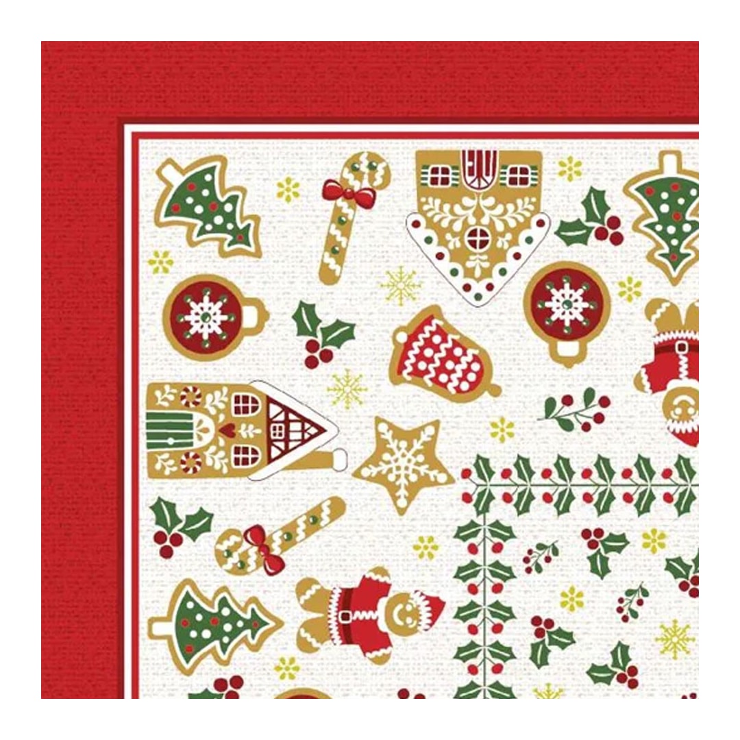 Toalha De Mesa Lepper Pop Natal O14097 036850 Vermelho Toalha De Mesa Lepper Pop Natal O14097 036850 Vermelho