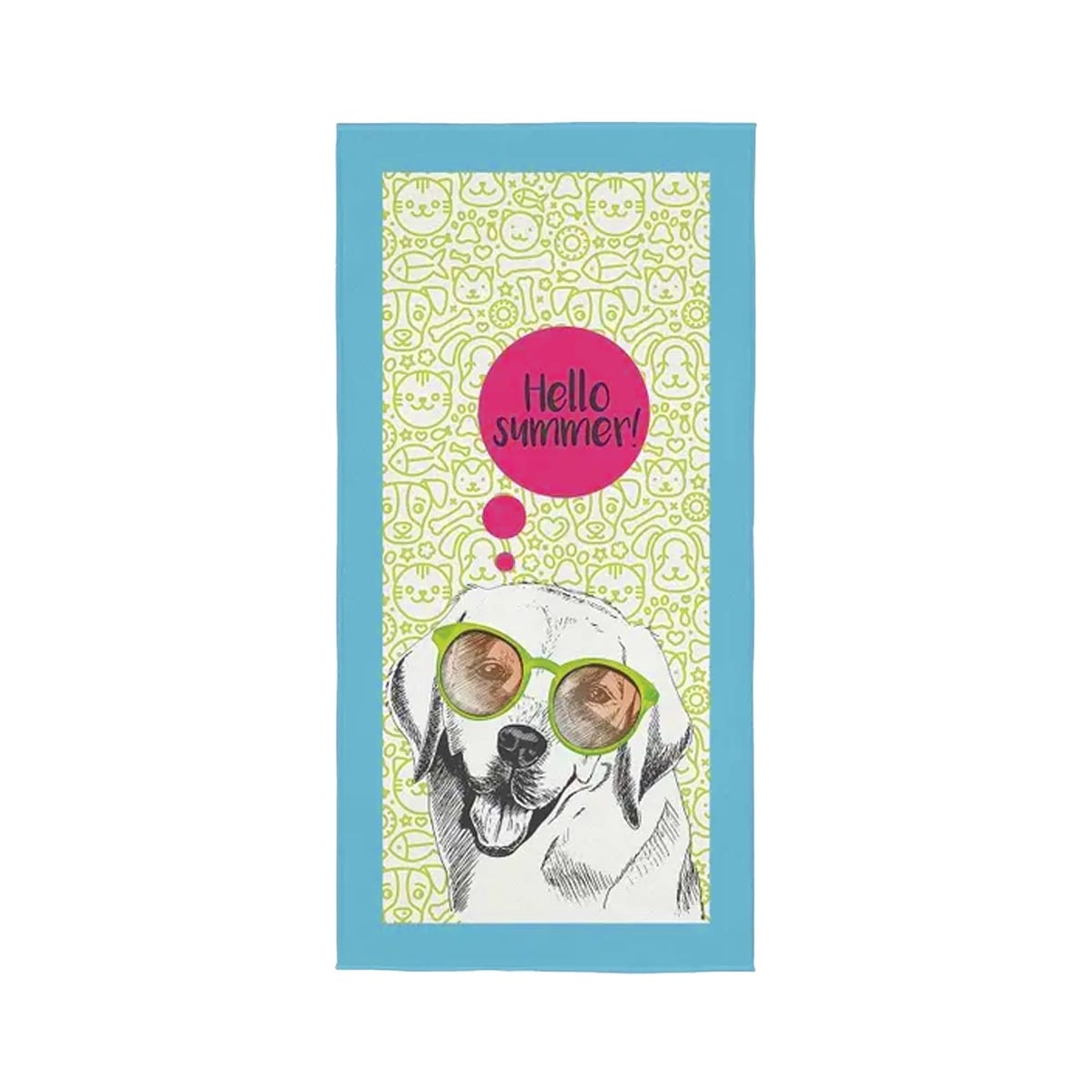 Toalha Lepper Aveludada Banho Summer Turquesa Toalha Lepper Aveludada Banho Summer Turquesa