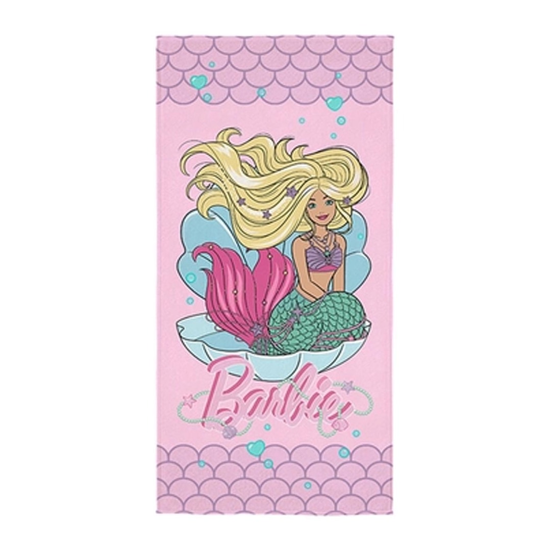 Toalha Lepper De Banho 710600 Rosa Barbie Toalha Lepper De Banho 710600 Rosa Barbie