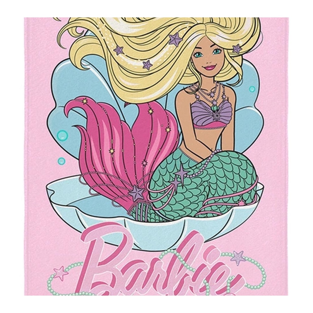 Toalha Lepper De Banho 710600 Rosa Barbie